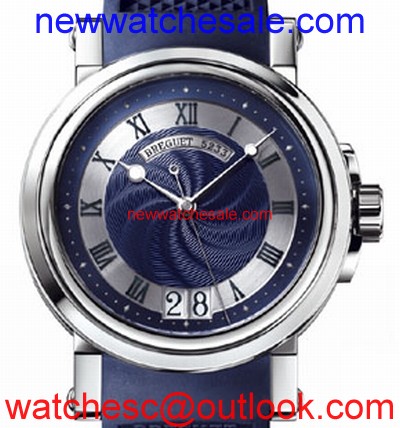 Breguet Marine 5817STY25V8 Blue Guilloche