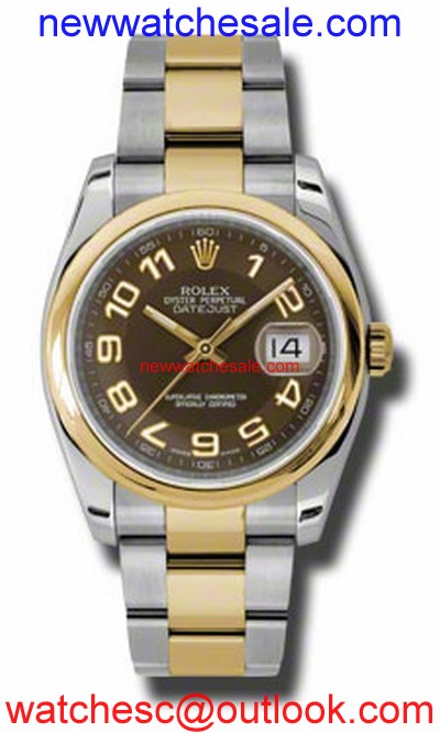 Rolex Datejust 116203BRAO Brown