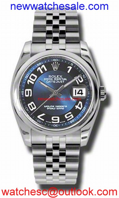 Rolex Datejust 116200BLBKAJ Stainless Steel