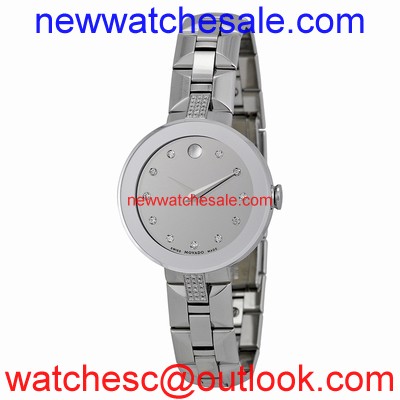 Movado Sapphire 0606815 Stainless Steel