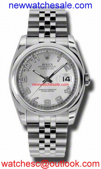 Rolex Datejust 116200SCAJ Silver Concentric Dircle