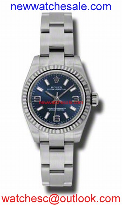 Rolex Oyster Perpetual No Date 176234BLASO Blue