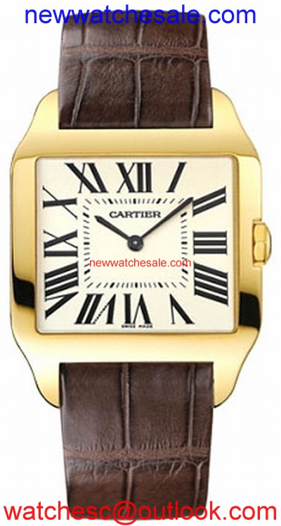 Cartier Santos Dumont W2008751 18kt Yellow Gold