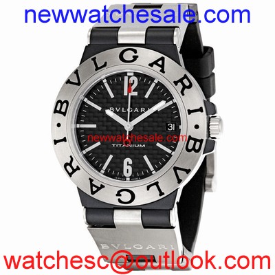 Bvlgari Diagono 101198 Black Carbon Fiber