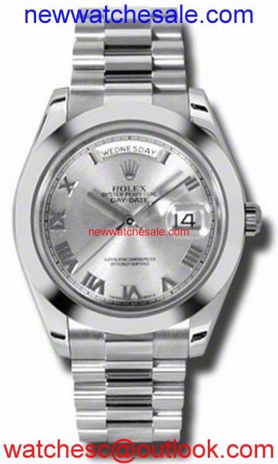 Rolex Day-Date II 218206RRP Rhodium