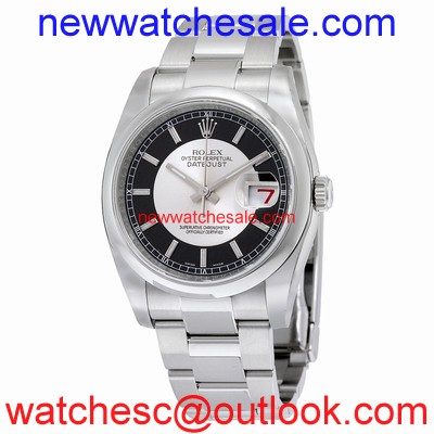 Rolex Datejust 116200SBKSO Silver and Black