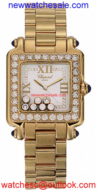 Chopard Happy Sport 276770-2311 White Dial with 7 Floating Diamonds