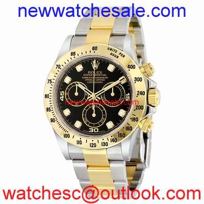 Rolex Cosmograph Daytona 116523BKDO Black set with Diamonds
