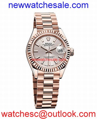 Rolex Lady Datejust 279175SNSJ 18K Everose Gold