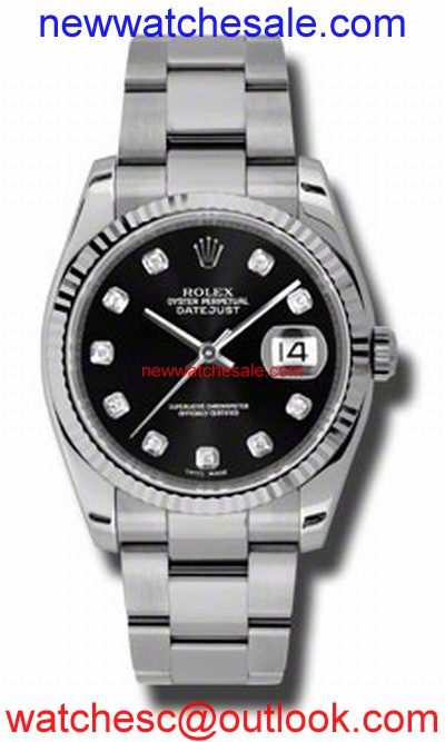 Rolex Datejust 116234BKDO Ladies
