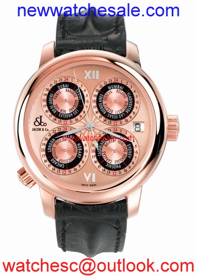 Jacob & Co. GMT World Time Automatic gMT7rg Rose Gold
