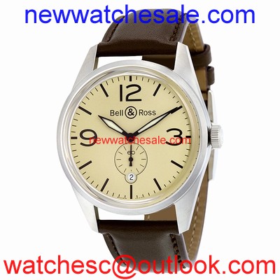 Bell and Ross Vintage BRV123-BEI-ST-SCA Mens