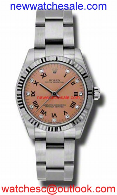 Rolex Oyster Perpetual No Date 177234PRDO Stainless Steel