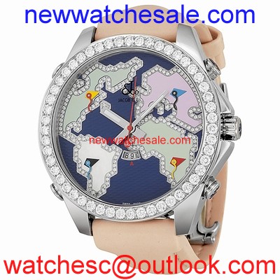 Jacob & Co. Five Time Zone JC124 Swiss Made