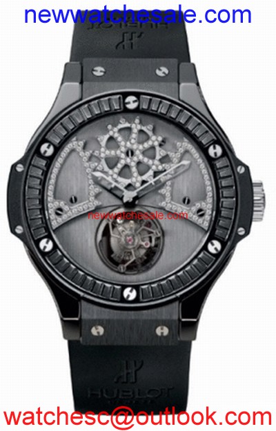 Hublot Big Bang 305.CD.0002.RX.1900 Black Dial with Diamonds