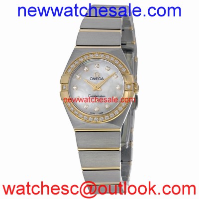 Omega 123.25.24.60.55.003 White Mother-of-Pearl