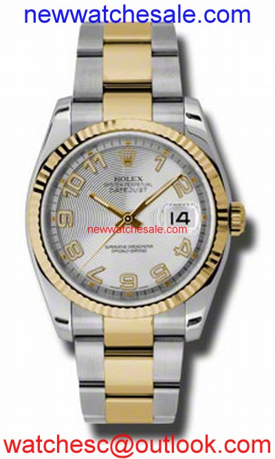 Rolex Datejust 116233SCAO Stainless Steel and 18kt Yellow Gold