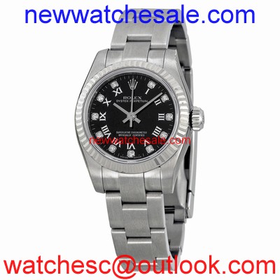 Rolex Oyster Perpetual No Date 176234BKRDO Stainless Steel