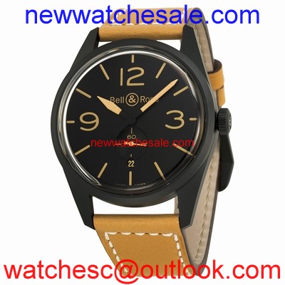 Bell and Ross Vintage BRV123-HERITAGE Black PVD Stainless Steel