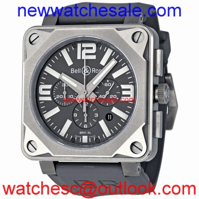 Bell and Ross Aviation BR0194-TI-PRO Satin Brushed Titanuim