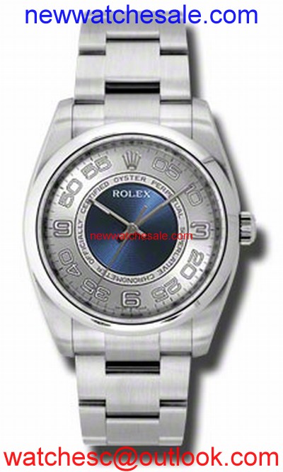 Rolex Oyster Perpetual No Date 116000SCBLAO Stainless Steel