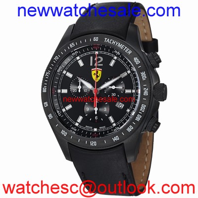 Ferrari Scuderia FE-07-IPB-CP-BK Black PVD Stainless Steel