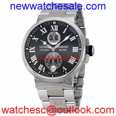 Ulysse Nardin Marine Chronometer 1183-126-7M/42 Stainless Steel