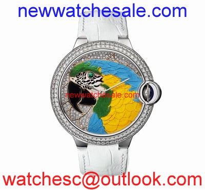 Cartier HPI00769 Diamond Set Parrot Motif