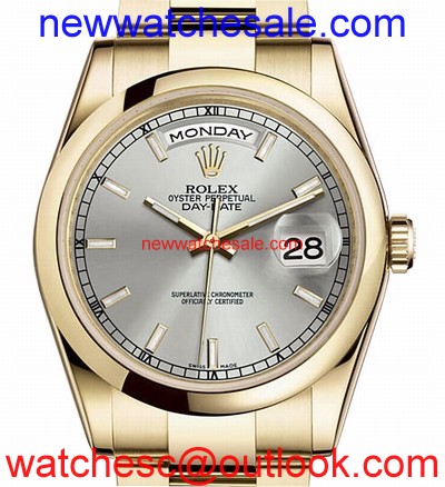 Rolex Day-Date 118208SSO 18 Carat Yellow Gold