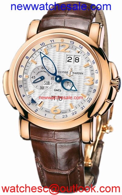 Ulysse Nardin GMT Perpetual 326-60/60 18kt Rose Gold
