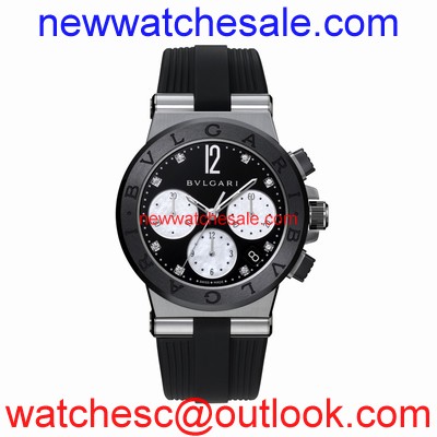 Bvlgari Diagono 102049 Black Lacquered