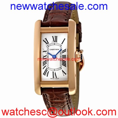 Cartier Tank W2607456 18kt Rose Gold