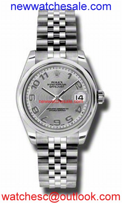 Rolex Datejust 178240SCAJ Silver Concentric Circle