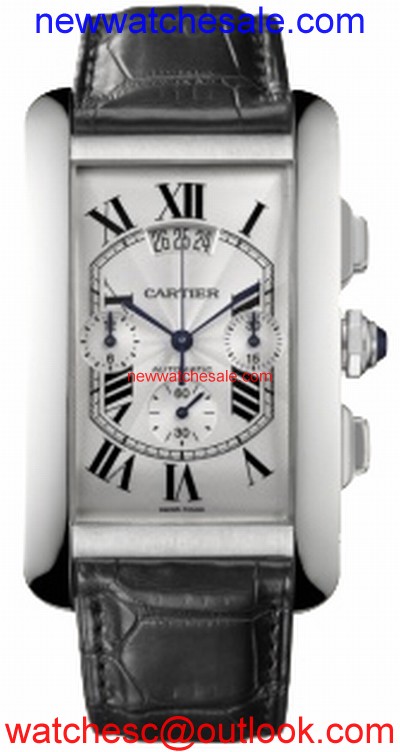 Cartier Tank W2609456 Silver Grained