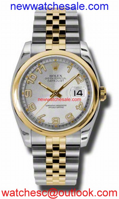 Rolex Datejust 116203SCAJ Stainless Steel and 18K Yellow Gold