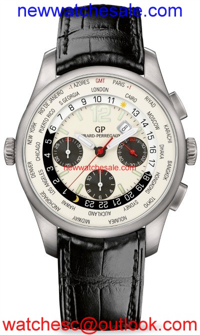 Girard Perregaux Worldwide Time Control 49805-11-153-BA6A Silver