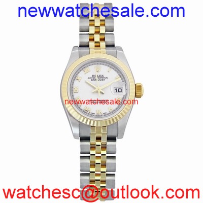 Rolex Datejust 179173WRJ Stainless Steel