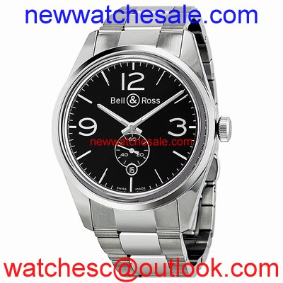 Bell and Ross Vintage BRG123-BL-ST/SST Black