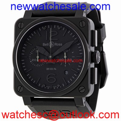Bell and Ross Aviation BR0394 PHANTOM Black
