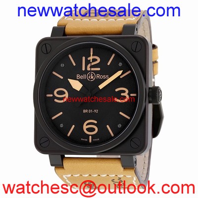 Bell and Ross Aviation BR0192-BL-HERITAGE Automatic