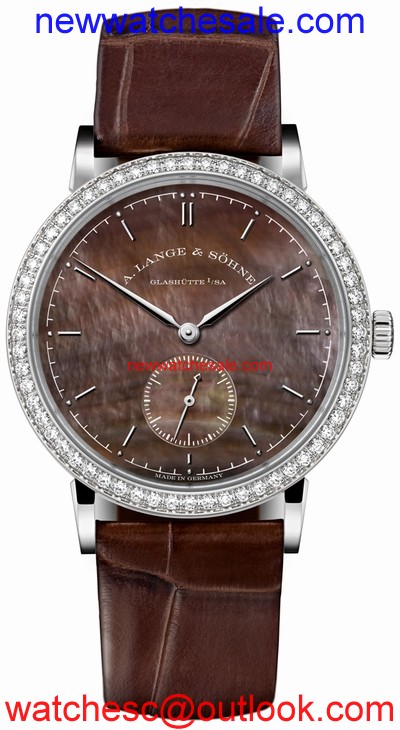 A. Lange & Sohne Saxonia 878.038 Dark Mother of Pearl