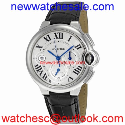 Cartier Ballon Bleu de Cartier W6920003 Silvered Guilloche andLlacquered