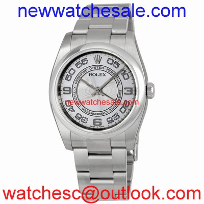 Rolex Oyster Perpetual No Date 116000SCAO Silver
