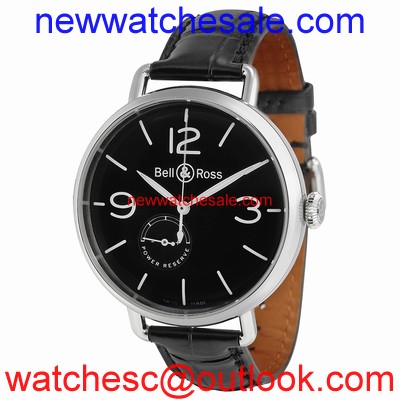 Bell and Ross Vintage BRWW197-BL-ST/SCR Black