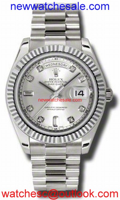 Rolex Day-Date II 218239SDP 18kt White Gold