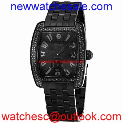 Michele MWW02M000047 Black Ion-plated Stainless Steel