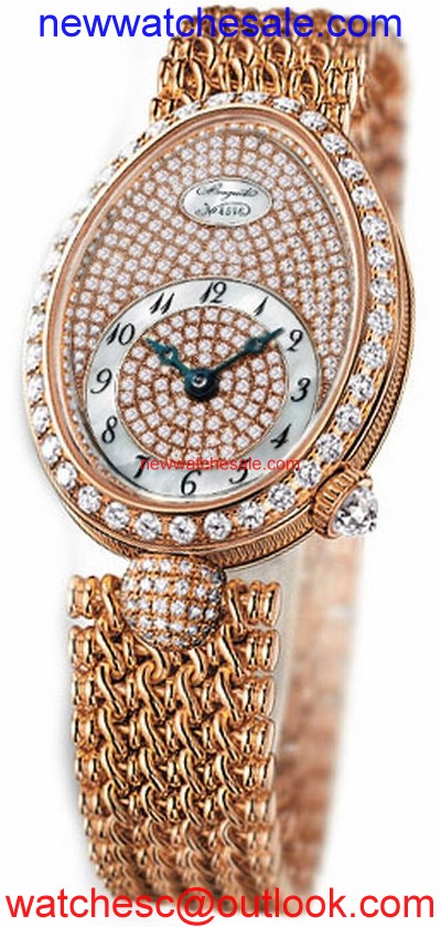 Breguet Reine de Naples 8928BR/8D/J20.DD00 18kt Rose Gold