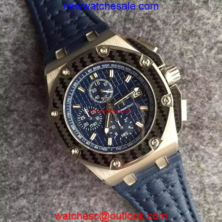 AAA 1:1 Audemars Piguet Royal Oak Offshore Juan Pablo Montoya Blue Dial Watch00397
