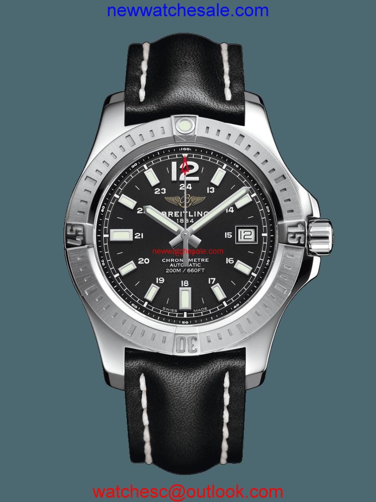 AAA Breitling Colt 41 Automatic Steel Volcano Black Watch01290