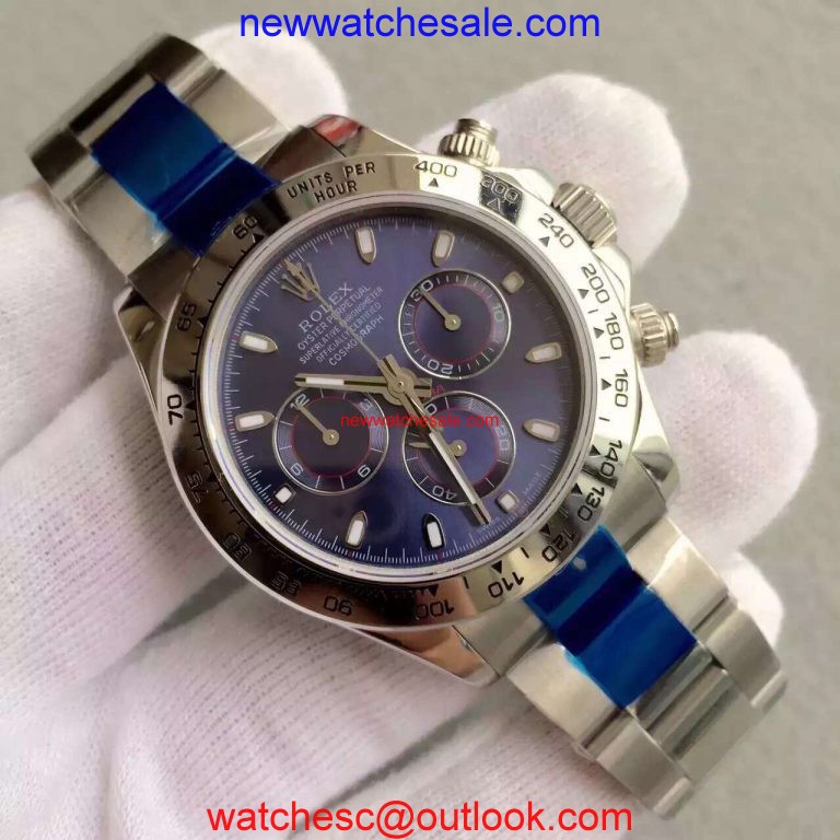 AAA Rolex Daytona Baselworld 116509 Blue Dial Bracelet Rolex Watch00395